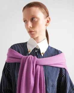 Mujer Prada CAMISAS Y TOPS^Camisa De Crepé