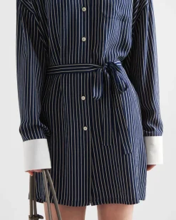Mujer Prada CAMISAS Y TOPS^Camisa De Crepé