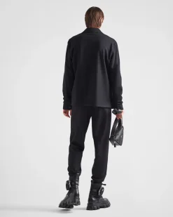 Hombre Prada CAMISAS^Camisa De Mezcla De Lana