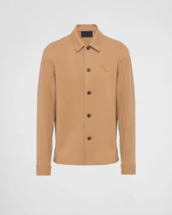 Hombre Prada CAMISAS^Camisa De Mezcla De Lana