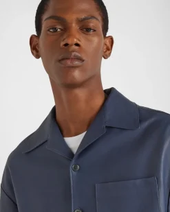 Hombre Prada ROPA DE PIEL^Camisa De Napa