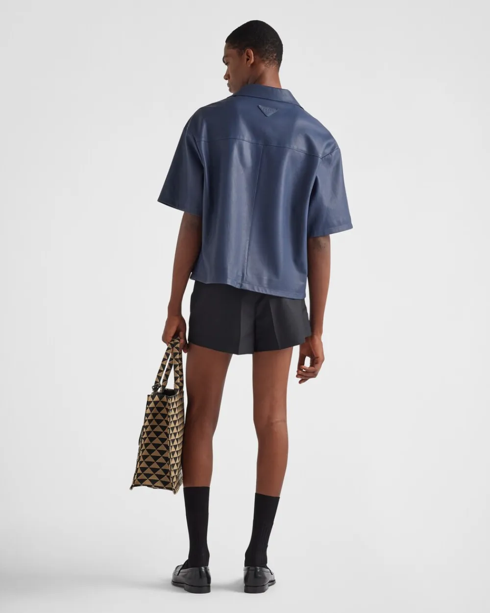 Hombre Prada ROPA DE PIEL^Camisa De Napa