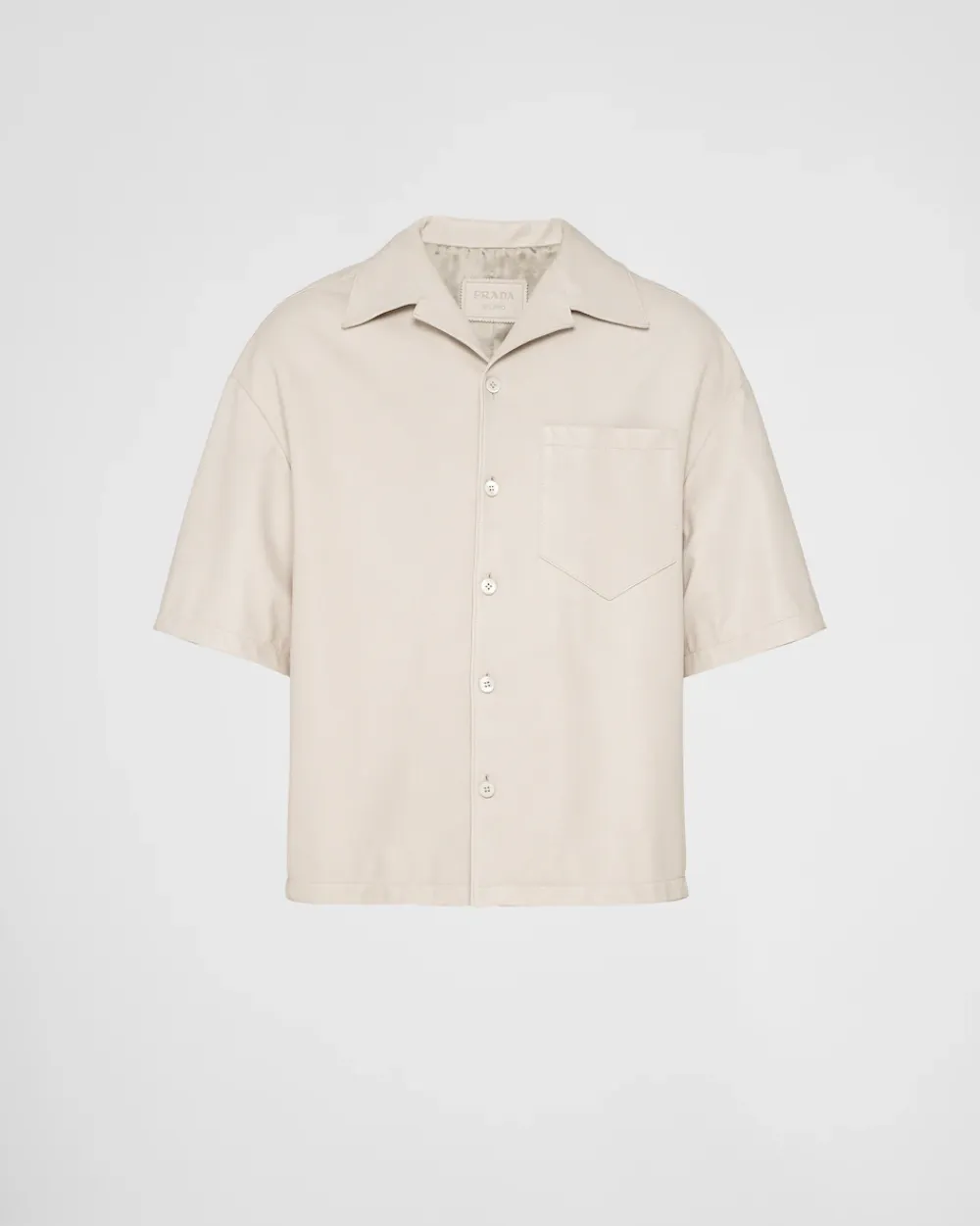 Hombre Prada ROPA DE PIEL^Camisa De Napa