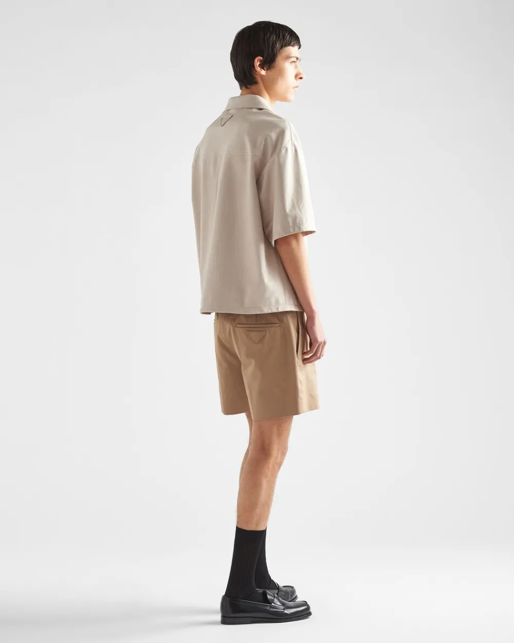 Hombre Prada ROPA DE PIEL^Camisa De Napa