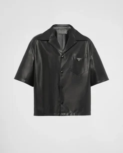 Hombre Prada ROPA DE PIEL^Camisa De Napa
