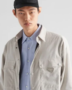 Hombre Prada CAMISAS^Camisa De Pana Fina