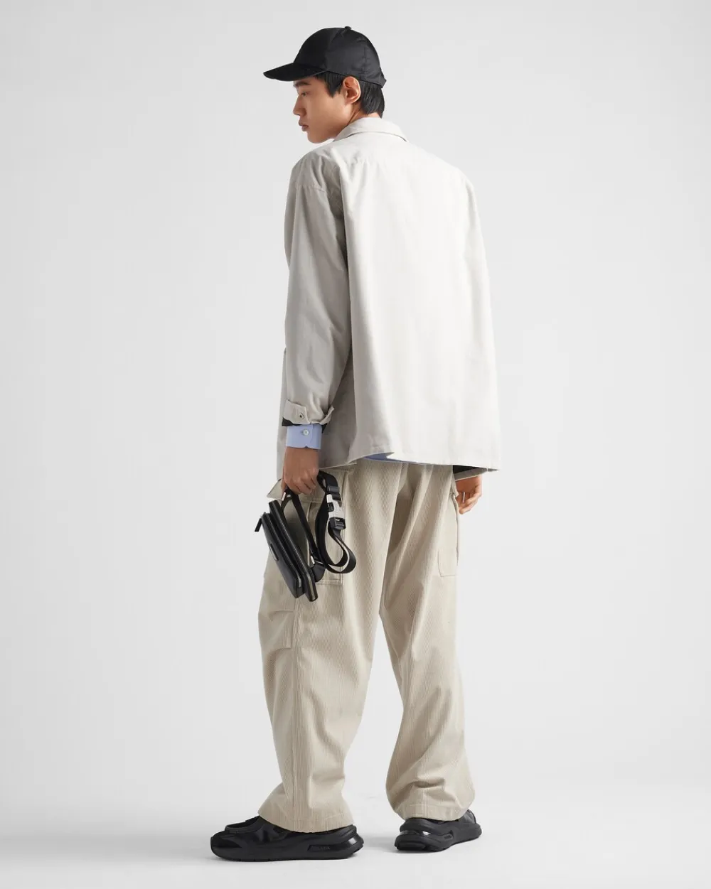Hombre Prada CAMISAS^Camisa De Pana Fina