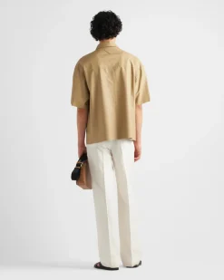 Hombre Prada ROPA DE PIEL^Camisa De Piel