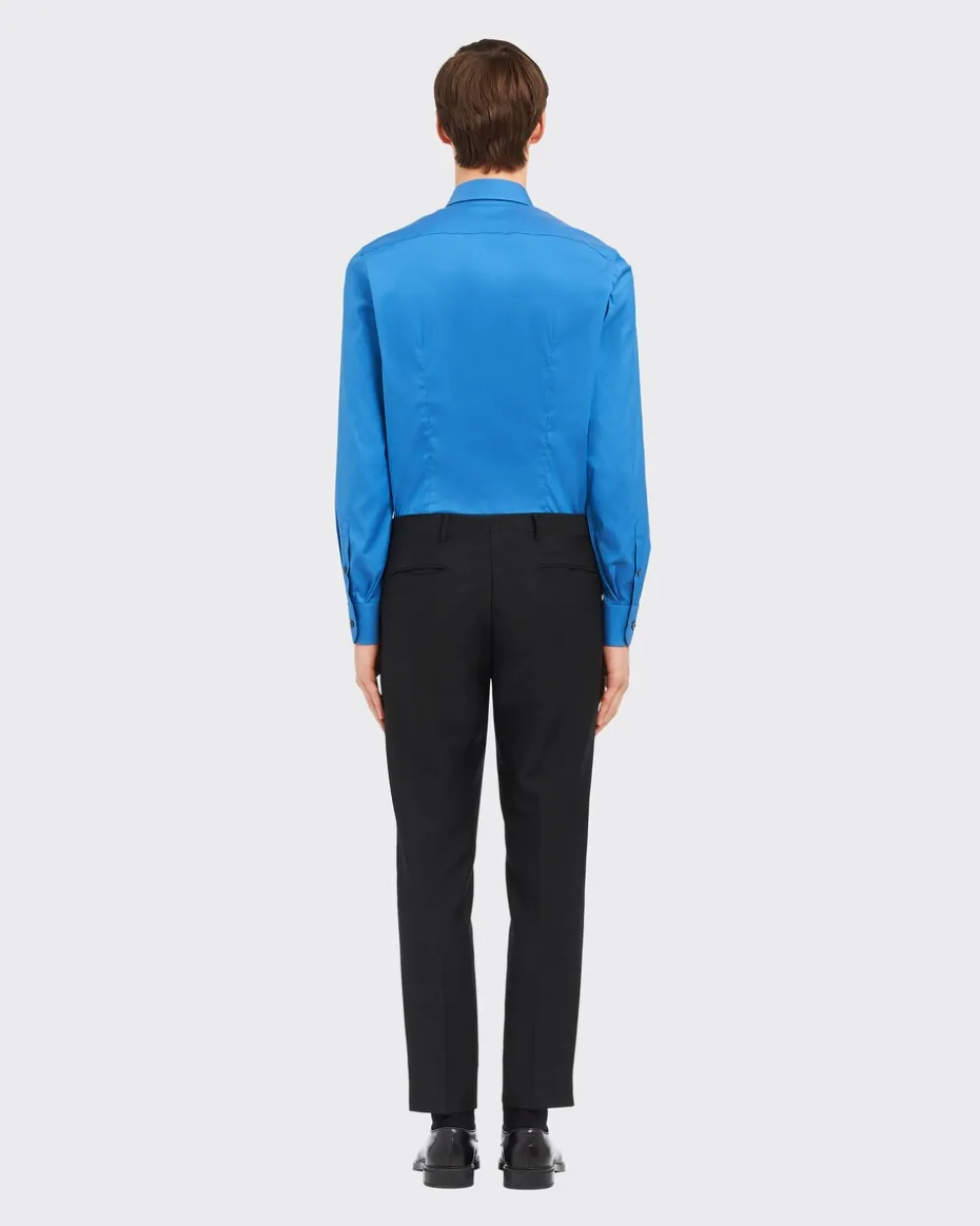 Hombre Prada CAMISAS^Camisa De Popelina Elástica