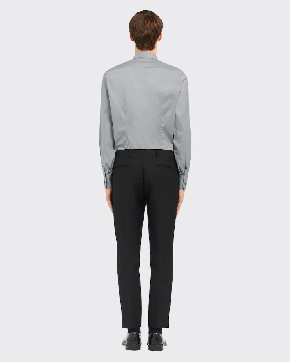 Hombre Prada CAMISAS^Camisa De Popelina Elástica