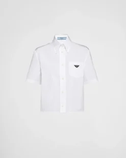 Mujer Prada CAMISAS Y TOPS^Camisa De Popelín