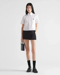 Mujer Prada CAMISAS Y TOPS^Camisa De Popelín