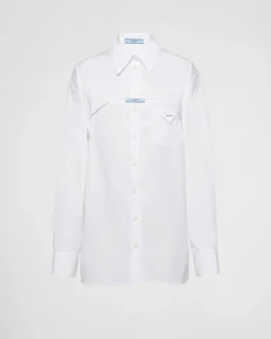 Mujer Prada CAMISAS Y TOPS^Camisa De Popelín