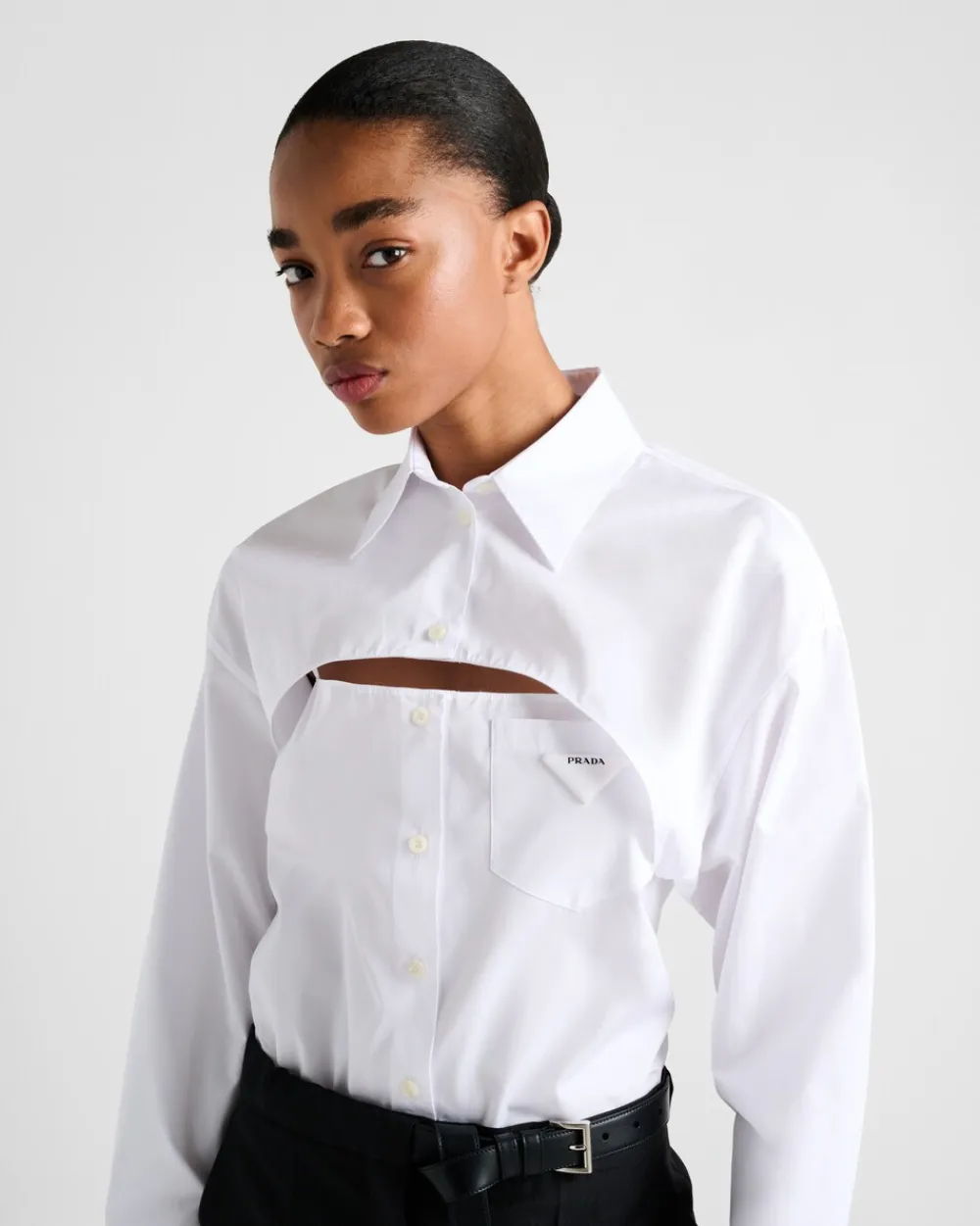 Mujer Prada CAMISAS Y TOPS^Camisa De Popelín