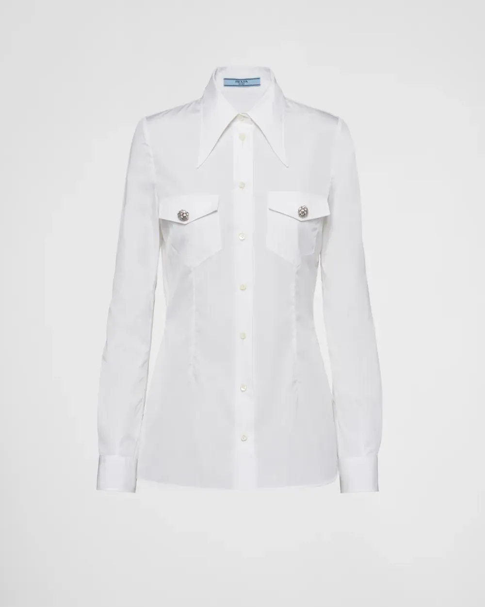 Mujer Prada CAMISAS Y TOPS^Camisa De Popelín