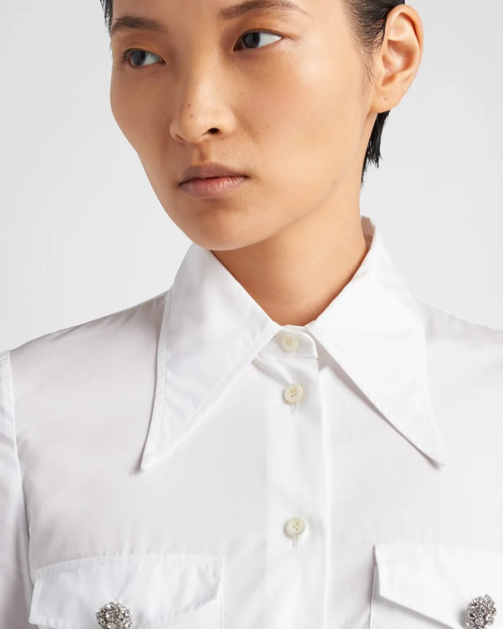 Mujer Prada CAMISAS Y TOPS^Camisa De Popelín
