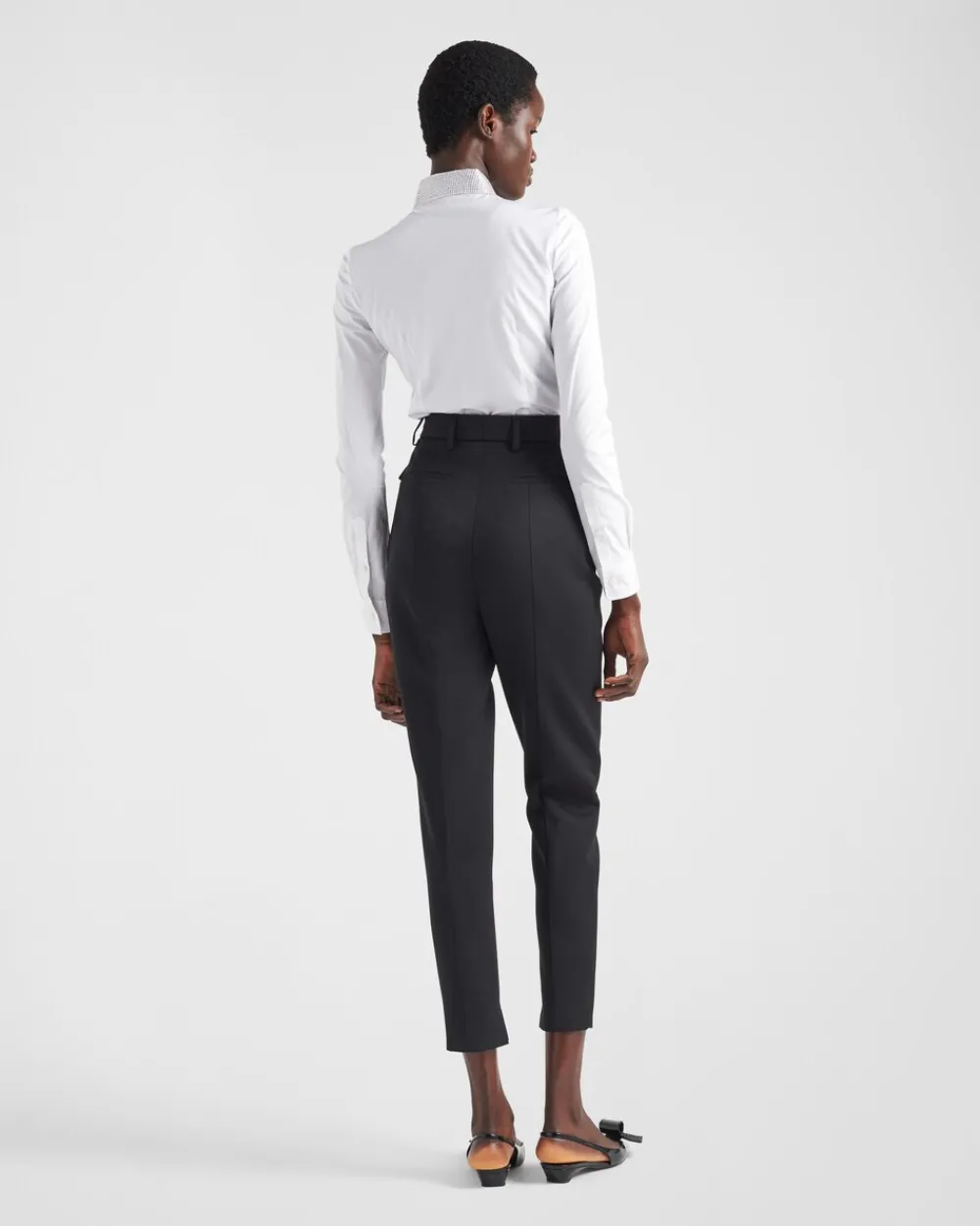 Mujer Prada CAMISAS Y TOPS^Camisa De Popelín Bordada