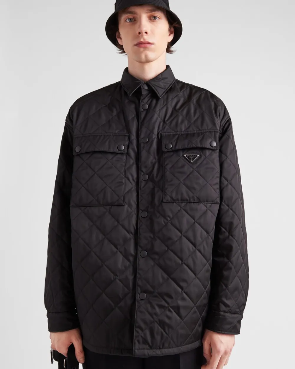 Hombre Prada CAMISAS^Camisa De Re-nylon