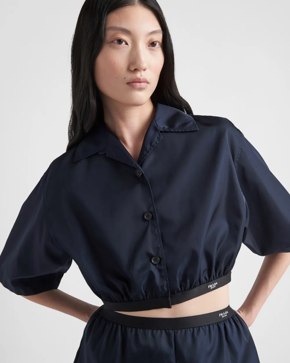 Prada COLECCIÓN FEMENINA^Camisa De Re-nylon