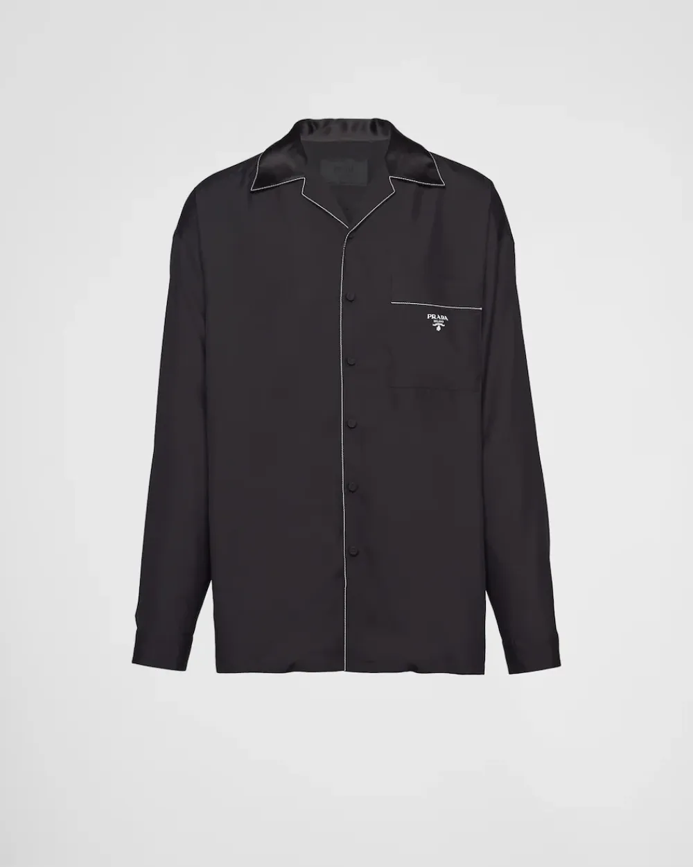 Hombre Prada CAMISAS^Camisa De Seda