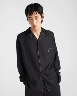 Hombre Prada CAMISAS^Camisa De Seda
