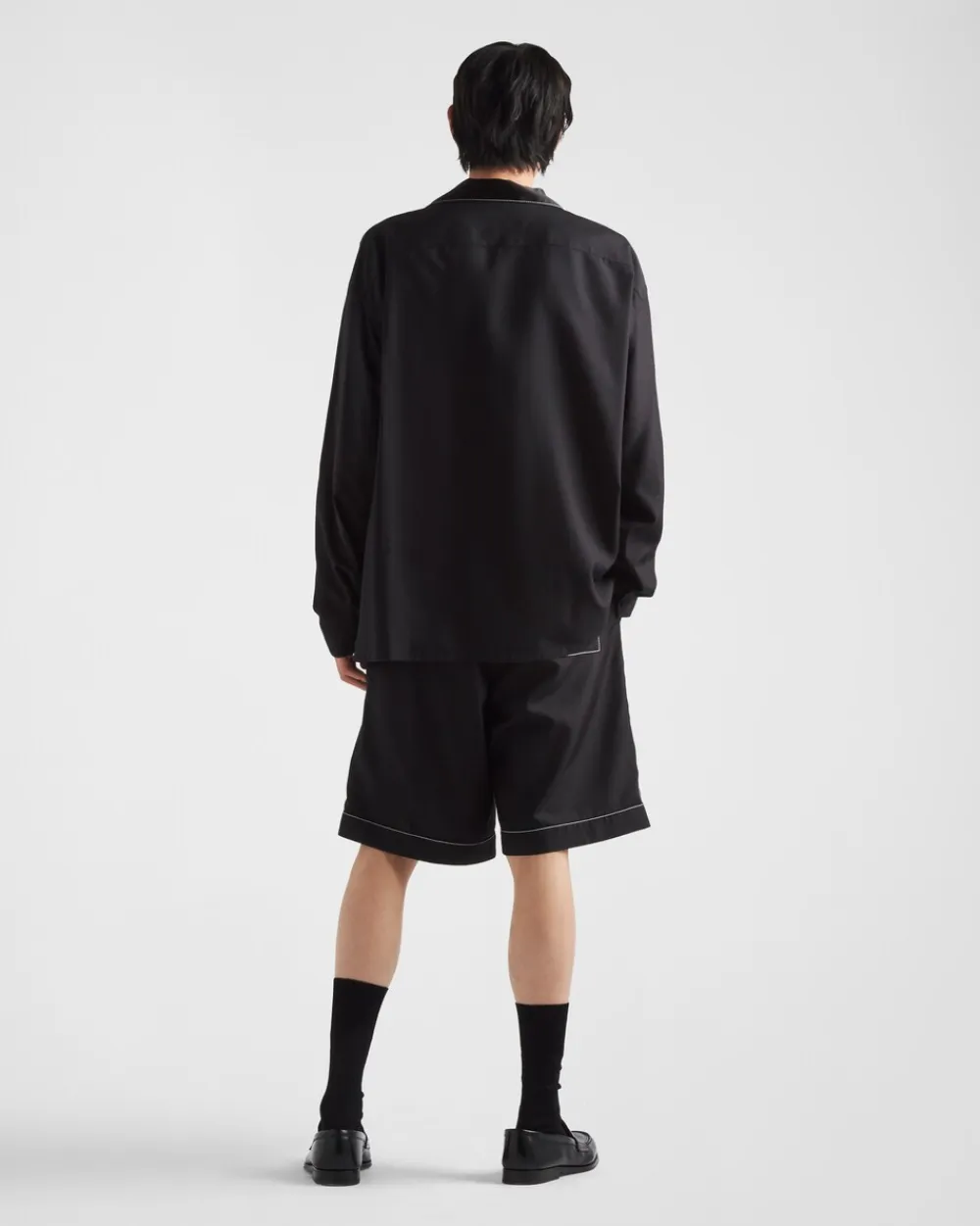 Hombre Prada CAMISAS^Camisa De Seda