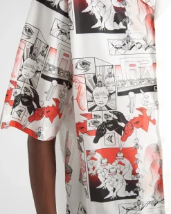 Hombre Prada CAMISAS^Camisa Double Match De Re-nylon