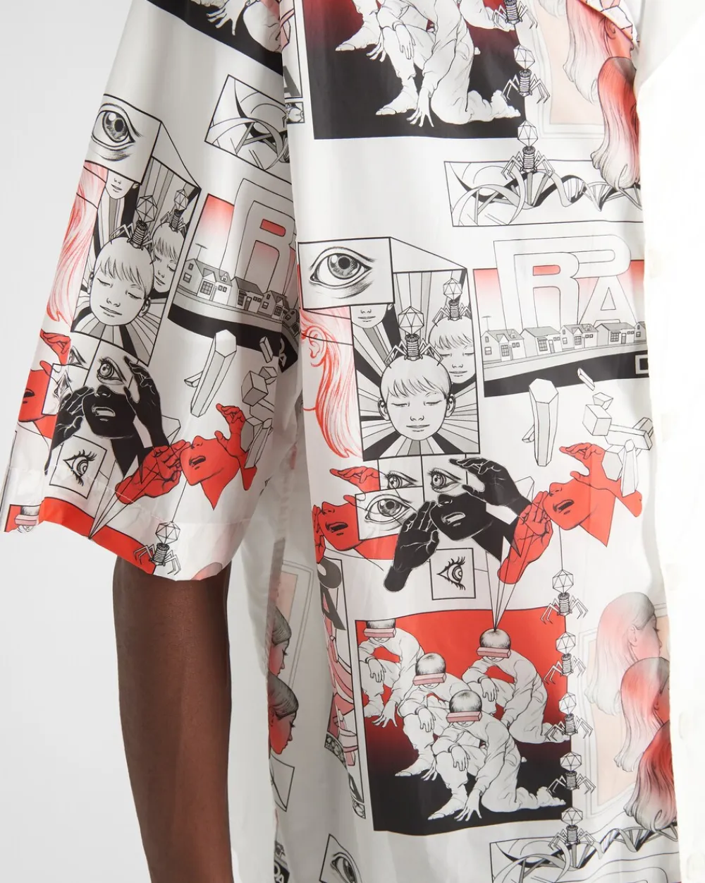Hombre Prada CAMISAS^Camisa Double Match De Re-nylon