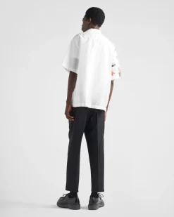 Hombre Prada CAMISAS^Camisa Double Match De Re-nylon