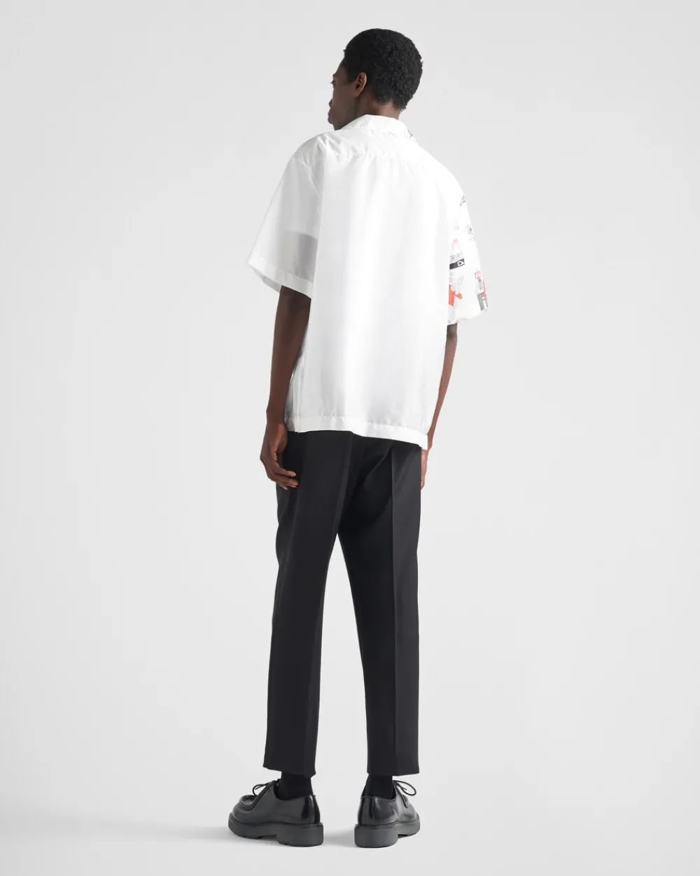 Hombre Prada CAMISAS^Camisa Double Match De Re-nylon