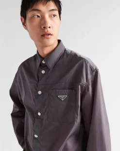 Prada COLECCIÓN MASCULINA^Camisa Extragrande De Re-nylon