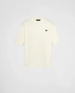 Hombre Prada CAMISETAS Y POLOS^Camiseta De Algodón