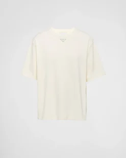 Hombre Prada CAMISETAS Y POLOS^Camiseta De Algodón
