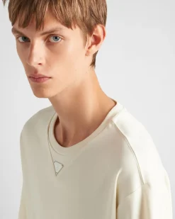 Hombre Prada CAMISETAS Y POLOS^Camiseta De Algodón