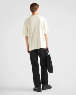 Hombre Prada CAMISETAS Y POLOS^Camiseta De Algodón