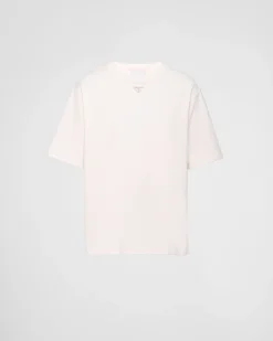 Hombre Prada CAMISETAS Y POLOS^Camiseta De Algodón