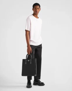 Hombre Prada CAMISETAS Y POLOS^Camiseta De Algodón