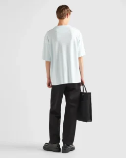 Hombre Prada CAMISETAS Y POLOS^Camiseta De Algodón