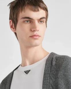 Hombre Prada CAMISETAS Y POLOS^Camiseta De Algodón