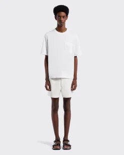 Hombre Prada CAMISETAS Y POLOS^Camiseta De Algodón