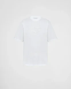 Hombre Prada CAMISETAS Y POLOS^Camiseta De Algodón