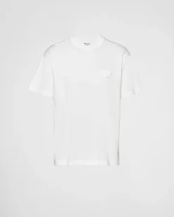 Hombre Prada CAMISETAS Y POLOS^Camiseta De Algodón