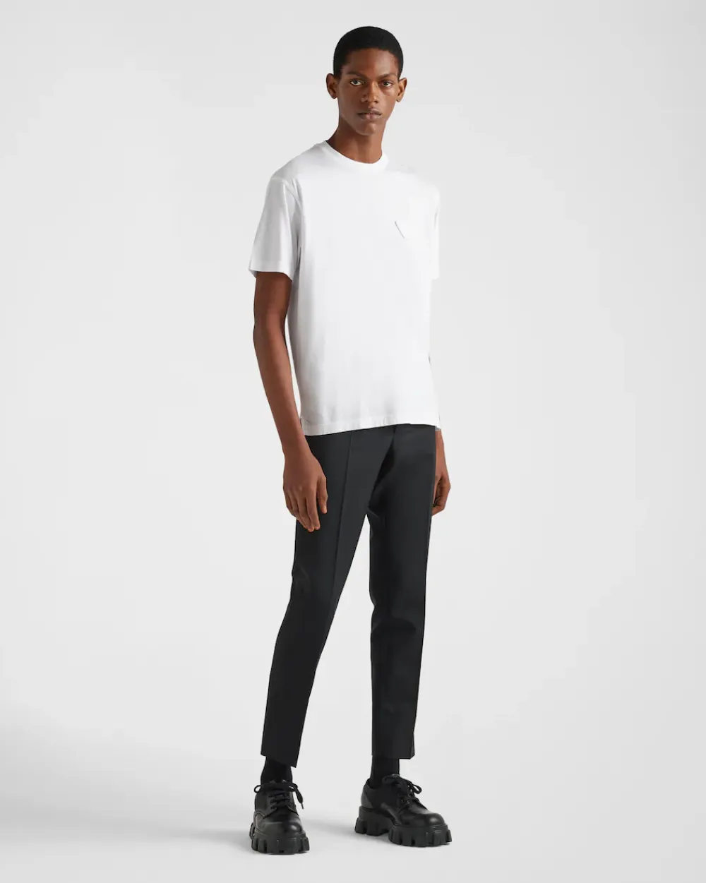 Hombre Prada CAMISETAS Y POLOS^Camiseta De Algodón