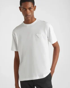 Hombre Prada CAMISETAS Y POLOS^Camiseta De Algodón