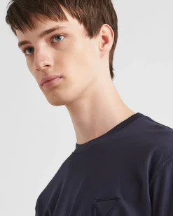 Hombre Prada CAMISETAS Y POLOS^Camiseta De Algodón