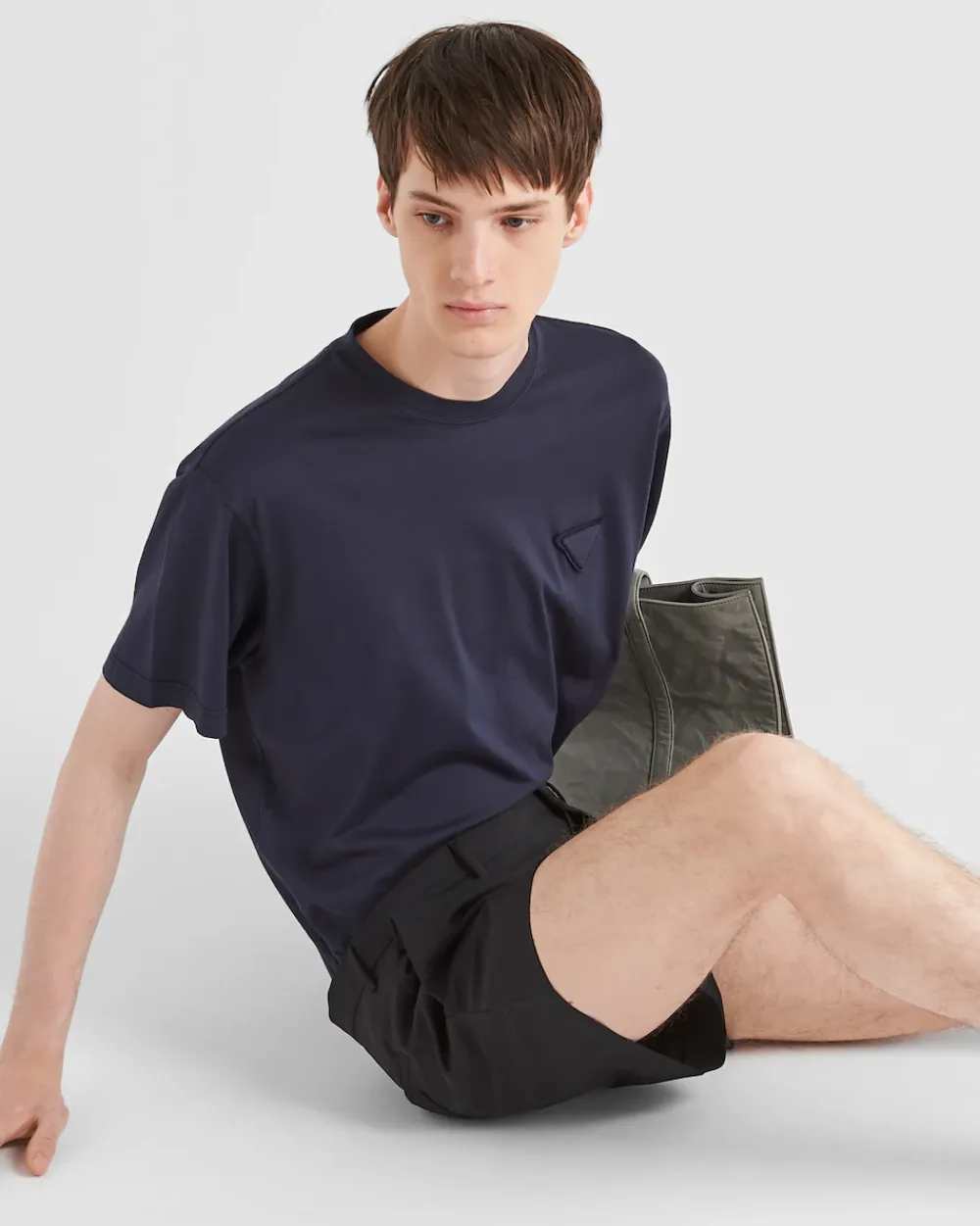 Hombre Prada CAMISETAS Y POLOS^Camiseta De Algodón