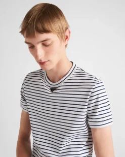 Hombre Prada CAMISETAS Y POLOS^Camiseta De Algodón