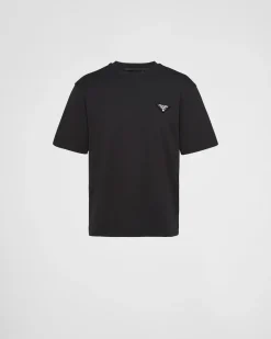 Hombre Prada CAMISETAS Y POLOS^Camiseta De Algodón