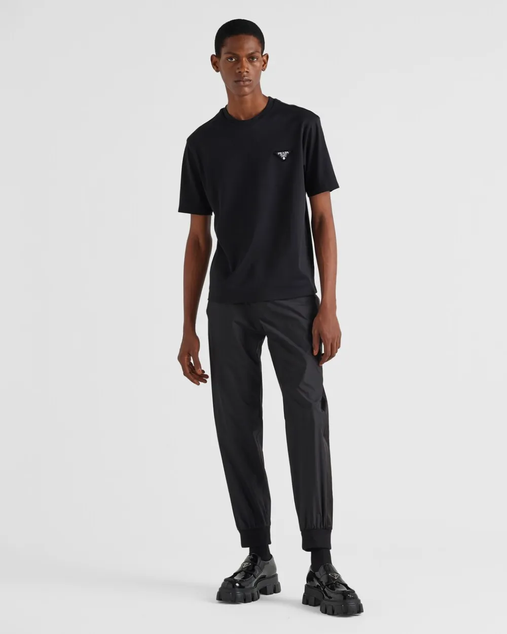 Hombre Prada CAMISETAS Y POLOS^Camiseta De Algodón