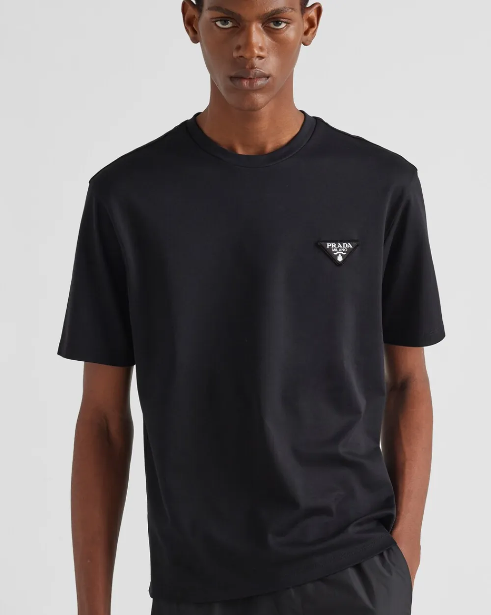Hombre Prada CAMISETAS Y POLOS^Camiseta De Algodón